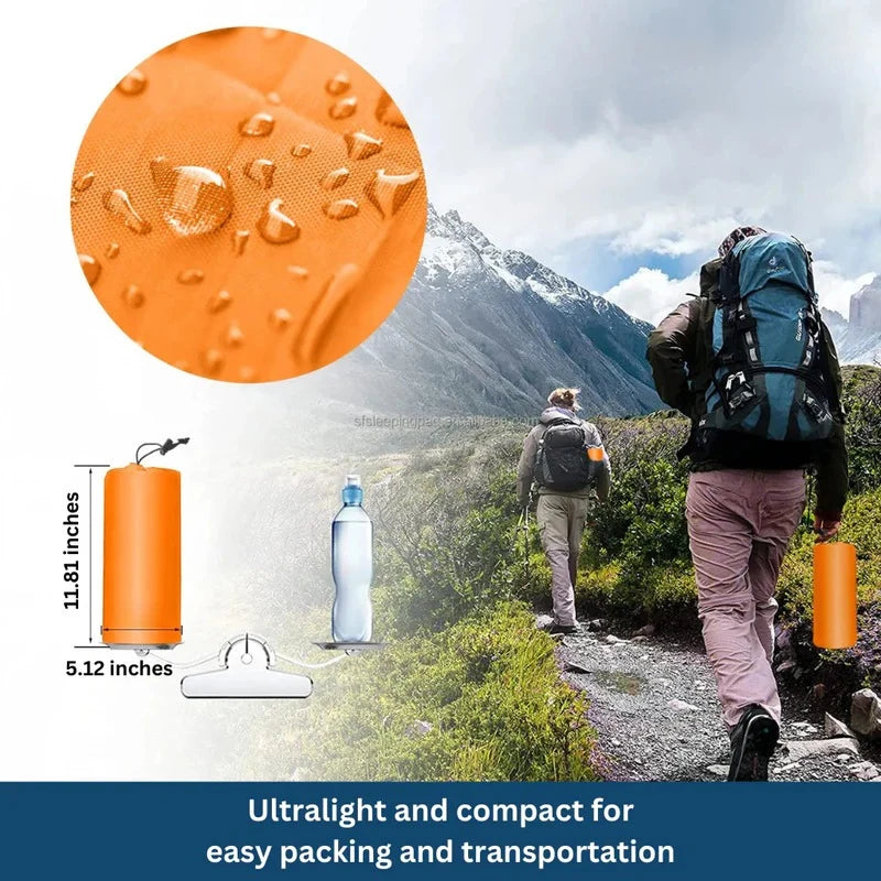 Sleeping Pad | Ultralight & Compact With Built-In Foot Pump