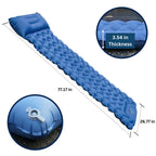 Sleeping Pad | Ultralight & Compact With Built-In Foot Pump