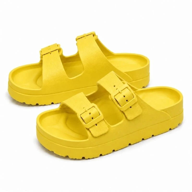 Slide Sandals | Orthopedic Cushioned EVA & Adjustable Buckles