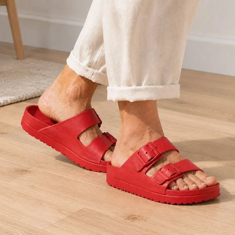 Slide Sandals | Orthopedic Cushioned EVA & Adjustable Buckles