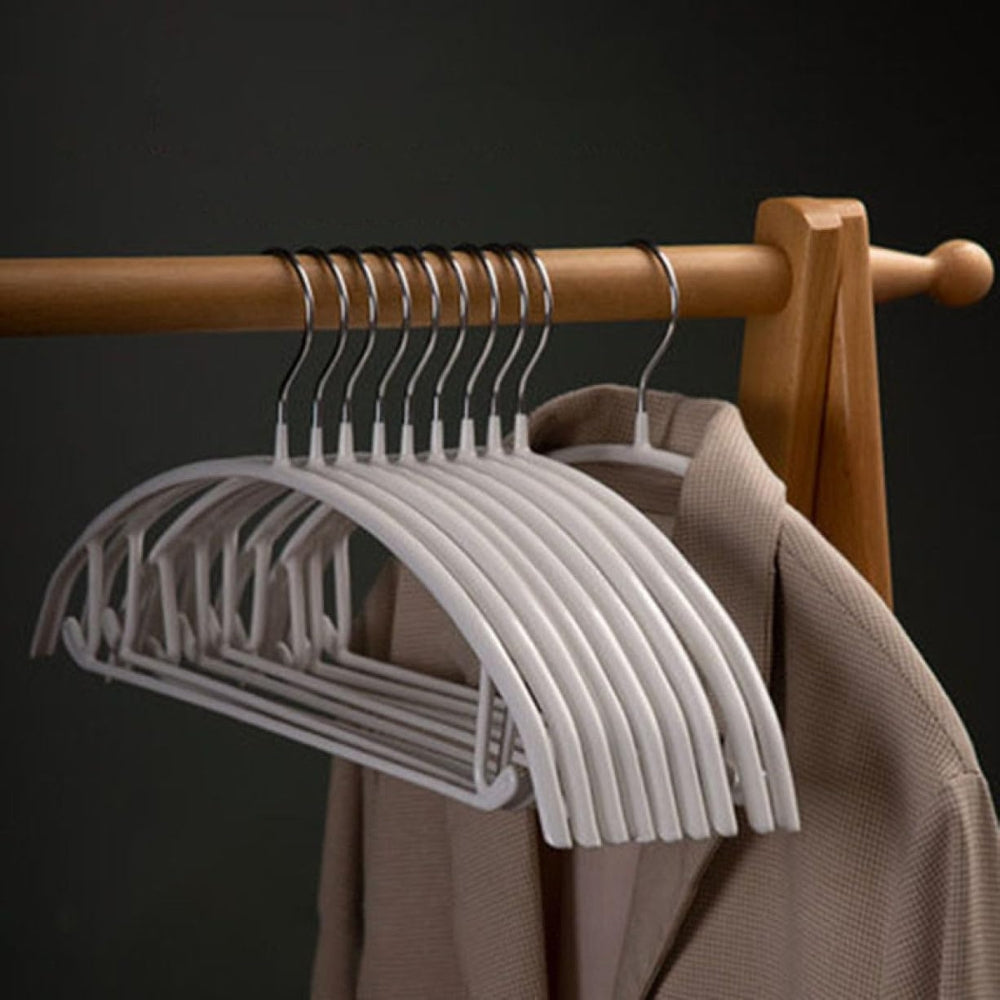 Clothes Hangers | Slim Non-Slip & Ergonomic | 10-Pack