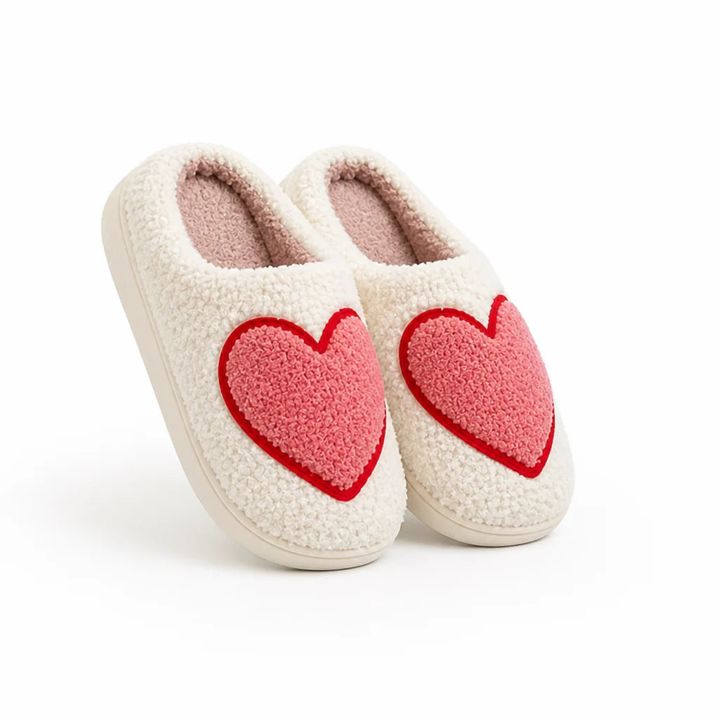 Slippers | Sherpa Fleece Lined & Cushioned Non-Slip Sole