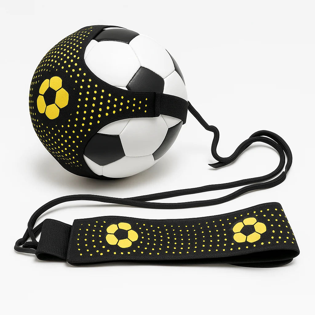 Soccer Rebounder Belt | Adjustable Neoprene & Elastic Rebound Cord | Fits Size 3–5