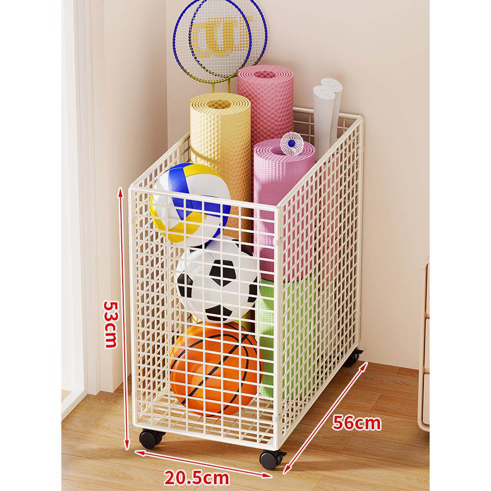 Sports Storage Cart | Vertical Space-Saving & Locking Casters