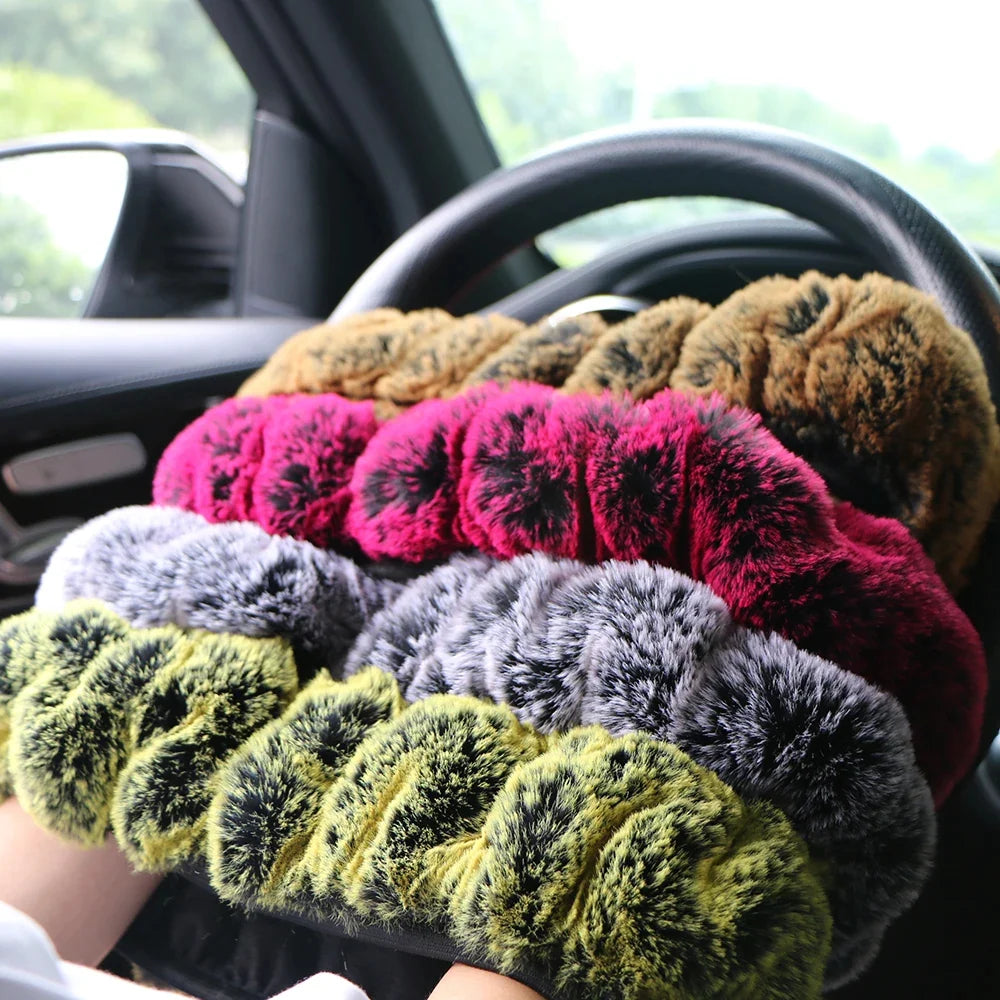 Steering Wheel Cover | Soft Plush & Warm | Universal Fit