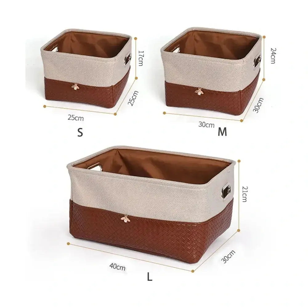 Storage Basket | Foldable & Upright Metal Frame | 3 Sizes