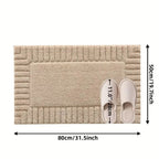 Bath Mat | Soft Flocked & Non-Slip Backing | Machine Washable