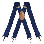 Suspenders | X-Back Adjustable & Lightweight | 4 Removable Clips