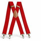 Suspenders | X-Back Adjustable & Lightweight | 4 Removable Clips