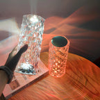 Table Lamp | Crystal 16-Color Dimmable & Rechargeable