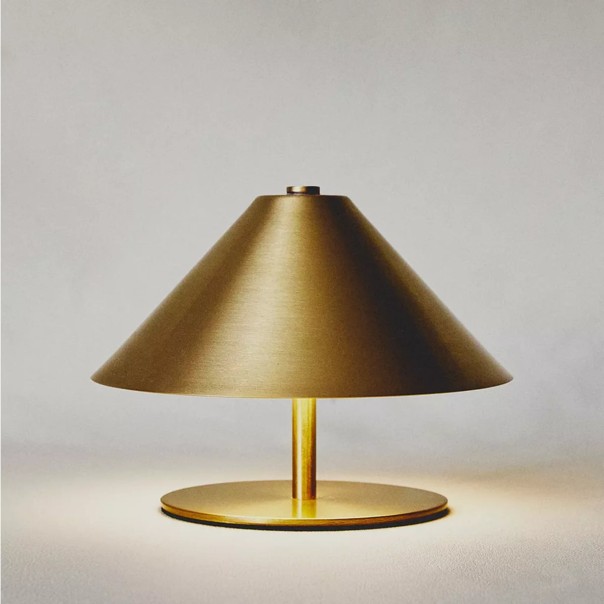 Table Lamp | Wide Cone Shade & Touch Dimming