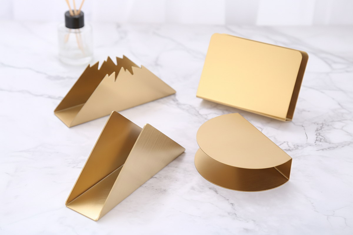 Napkin Holder | Stainless Steel & Triangular Design