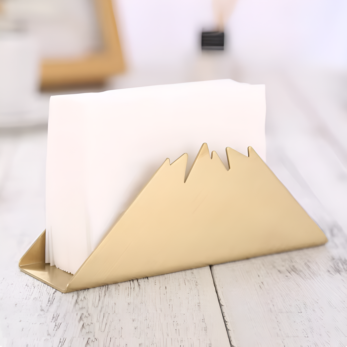 Napkin Holder | Stainless Steel & Triangular Design