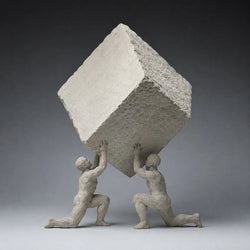 Tabletop Sculpture | Resin Abstract Human Figures | For Home & Office