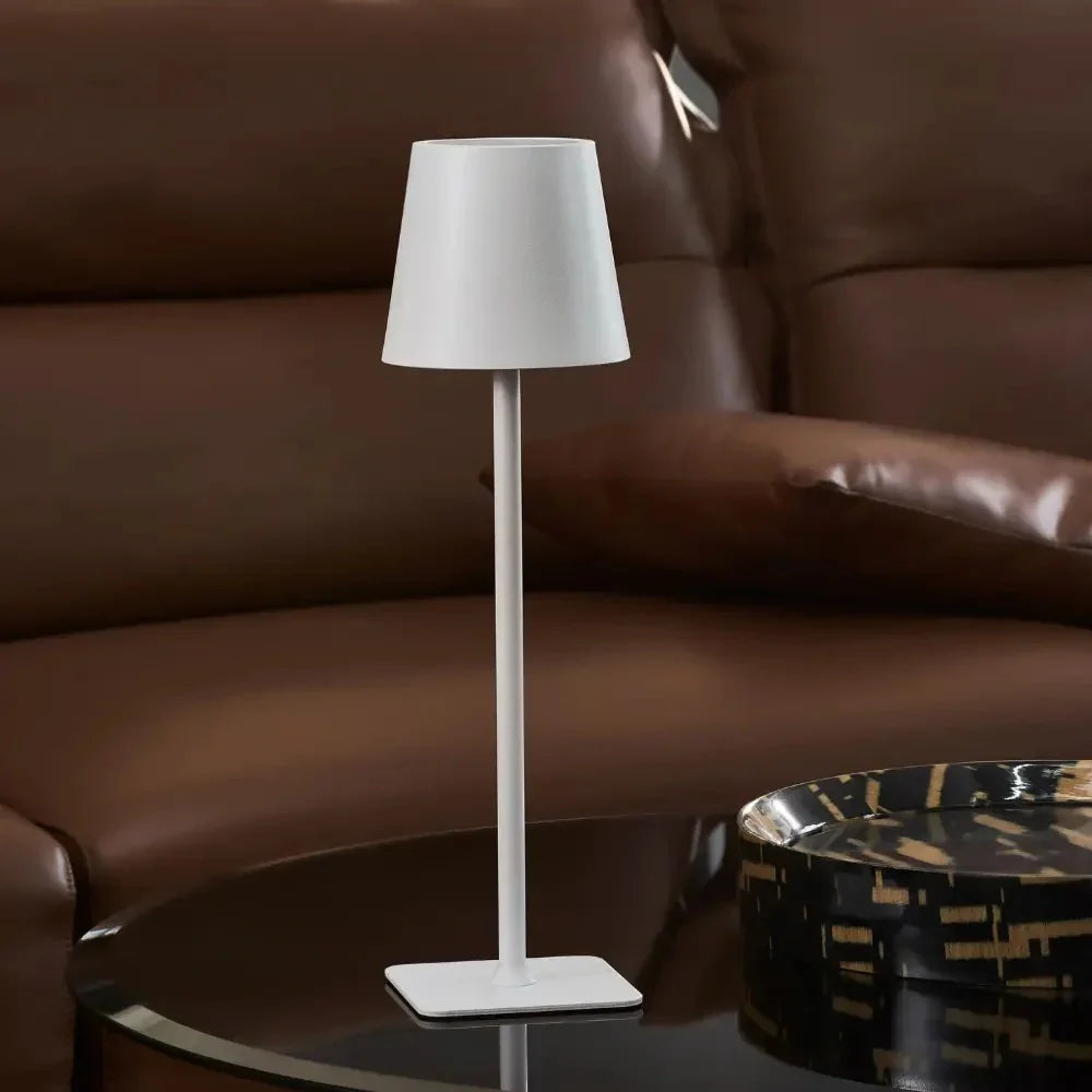 Tall Table Lamp | Touch-Activated Dimmable & Rechargeable | IP54