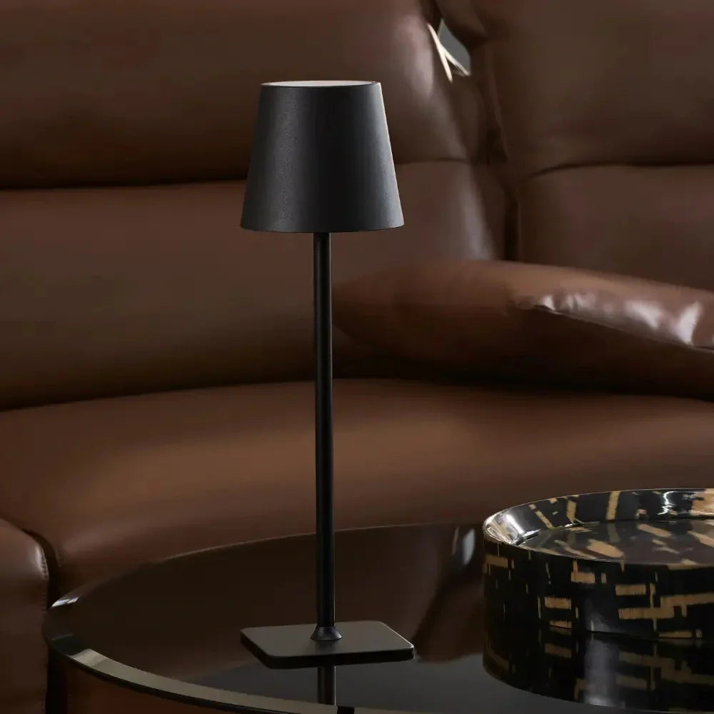 Tall Table Lamp | Touch-Activated Dimmable & Rechargeable | IP54
