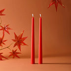 Taper Candle Pair | Sinuous Twist & Drip-Resistant