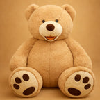 Teddy Bear | Oversized Fluffy Plush & Adjustable Filling | CE Certified