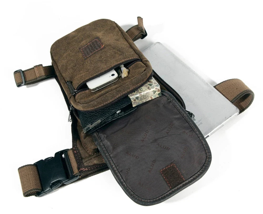 Thigh Bag | Spacious Lightweight Canvas & Adjustable Straps