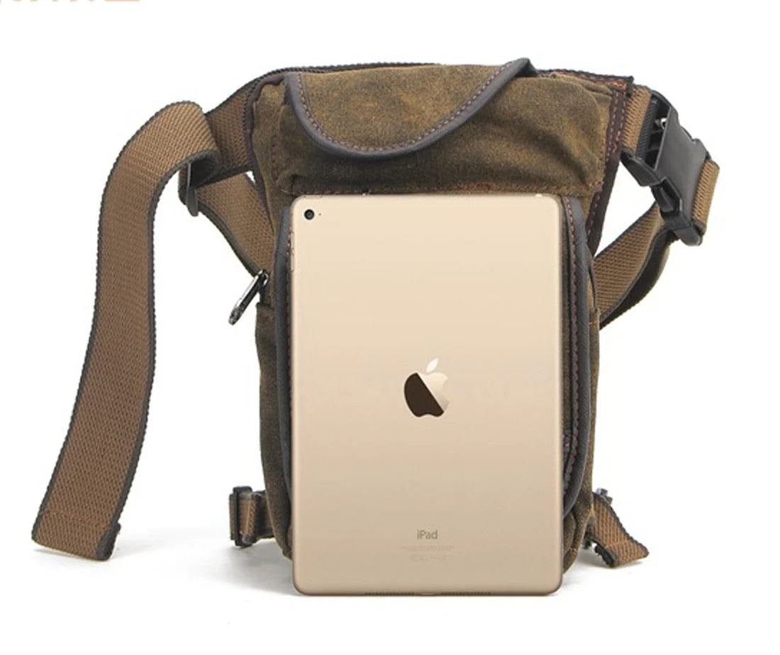 Thigh Bag | Spacious Lightweight Canvas & Adjustable Straps