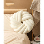 Throw Pillow | Knotted Ball & Plush Velvet