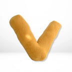 Throw Pillow | Sherpa Plush Letter | 38 x 30 cm
