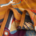 Throw Blanket | Reversible Toucan Print | Soft Cotton Gauze