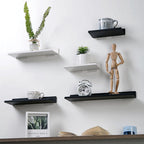 Wall Shelf Organizer | Titanium Steel Frame | Wall-Mounted Brackets