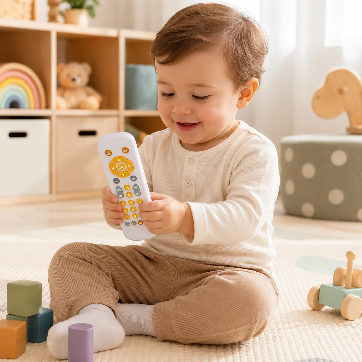 Toddler Remote Control | Interactive Sounds & Lights | Ages 2+