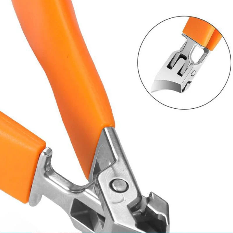 Toenail Clipper | Angled Steel Blades & Anti-Splatter