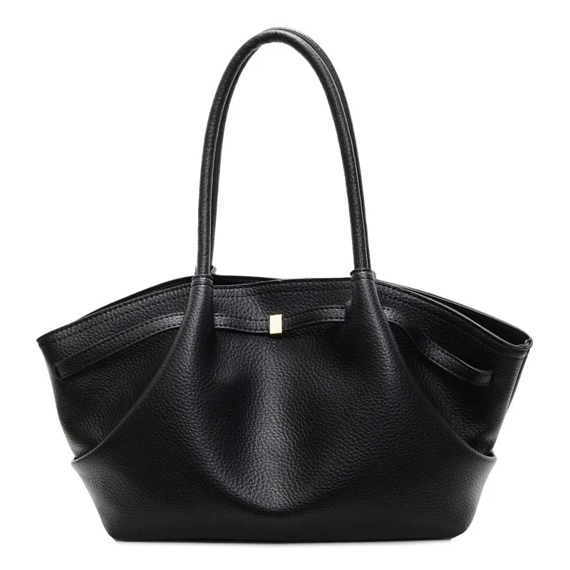 Tote Bag | Grained Leather & Spacious Interior