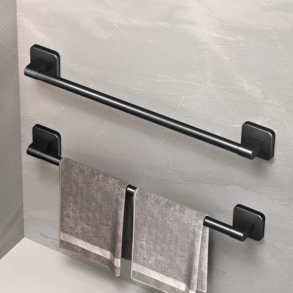 Towel Holder | Horizontal Aluminum Rail | Freestanding Base
