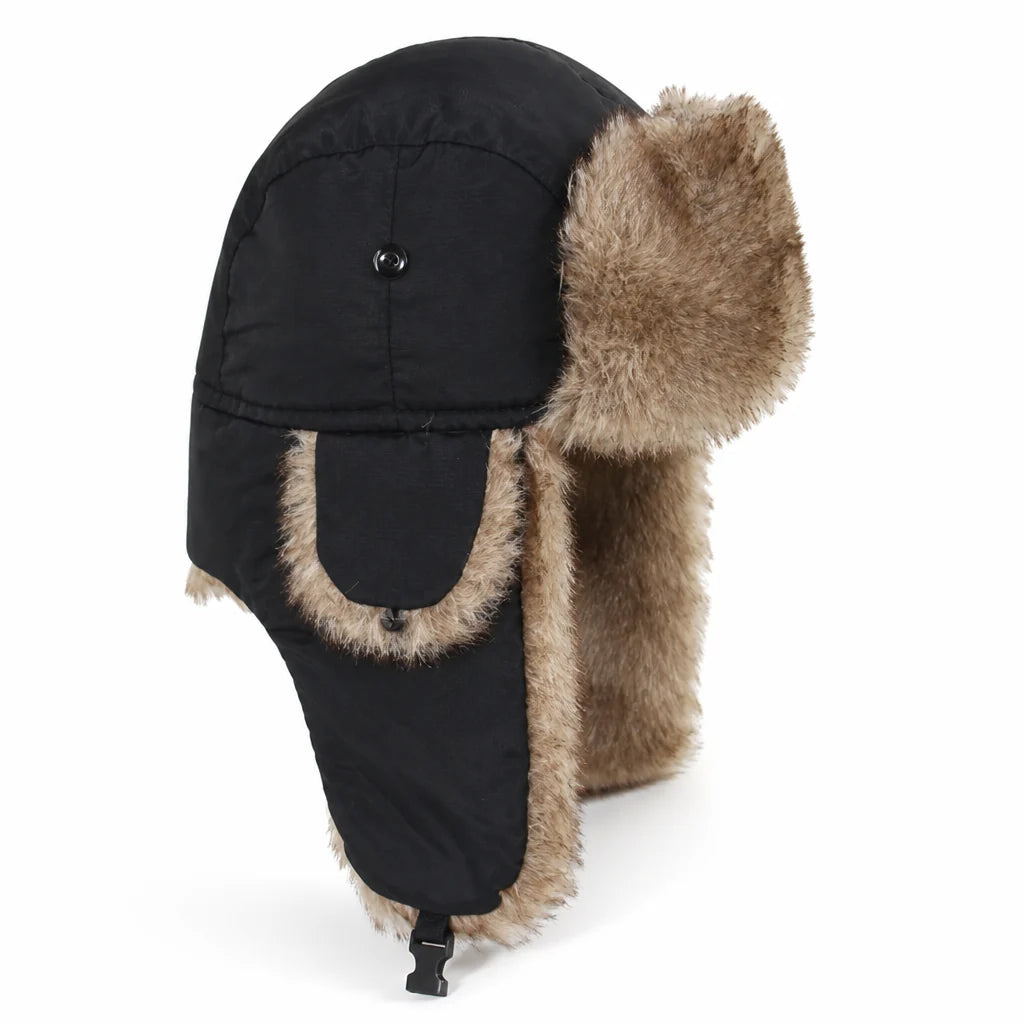 Trapper Hat | Windproof & Water-Repellent Faux-Fur Lined