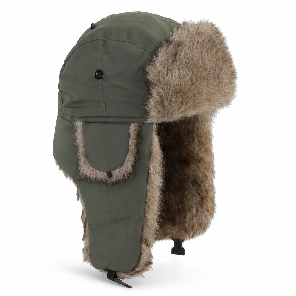 Trapper Hat | Windproof & Water-Repellent Faux-Fur Lined