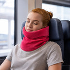 Travel Neck Pillow | Ergonomic Memory Foam & Adjustable Fit