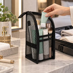 Travel Toiletry Bag | Self-Standing & Easy-Access | Multiple Compartments