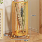 Umbrella Stand | Powder-Coated Metal Mesh & Elevated Base