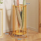 Umbrella Stand | Powder-Coated Metal Mesh & Elevated Base