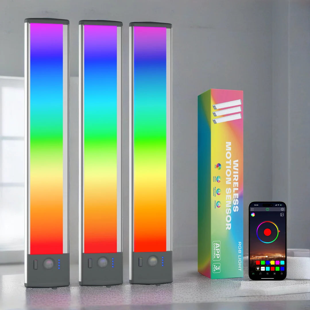 Under-Cabinet Light | RGB Motion Sensor & App-Controlled | Rechargeable