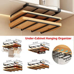 Under-Cabinet Organizer | No-Drill & Sturdy Steel