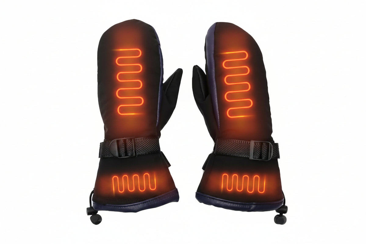 Heated Gloves | Hand & Palm Heating Zones | Fleece Lining
