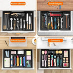 Utensil Drawer Organizer | Expandable & Lift-Out | Adjustable Compartments