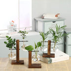 Tabletop Vase | Bulbous Body & Curved Base | Brown Finish