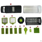 Vegetable Chopper | Interchangeable Blades & Catch Container