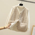Vest | Lambswool Blend & Side Pockets