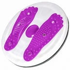 Waist Trainer | Highly Springy Twist Rope & Reflexology Wave Plate | 120 kg Capacity
