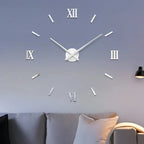 Wall Clock | 3D Sticker Design & Silent Quartz Movement