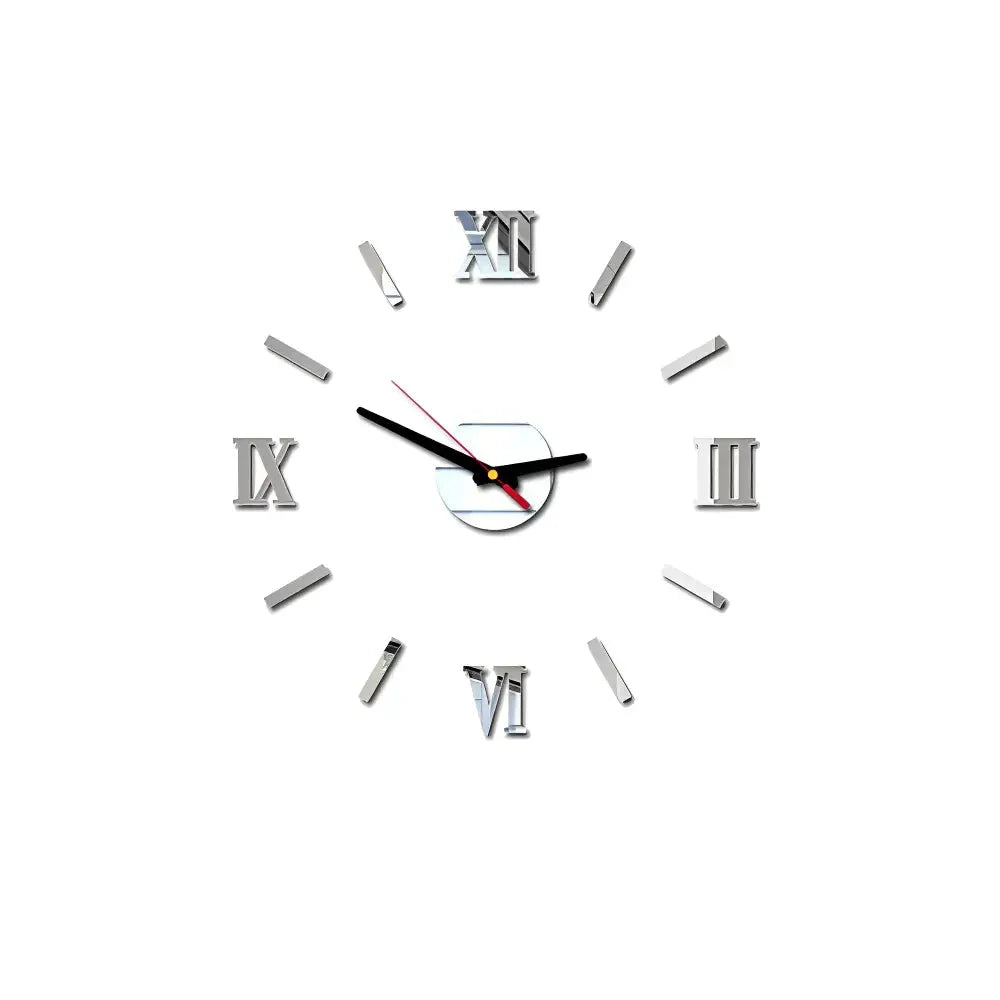 Wall Clock | 3D Sticker Design & Silent Quartz Movement