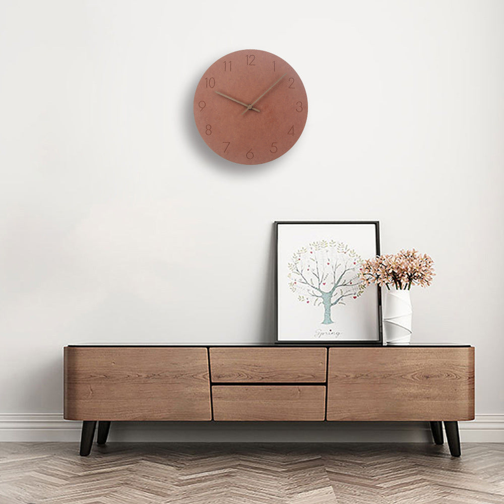 Wall Clock | Nordic Minimalist Design | Walnut Wood Hands