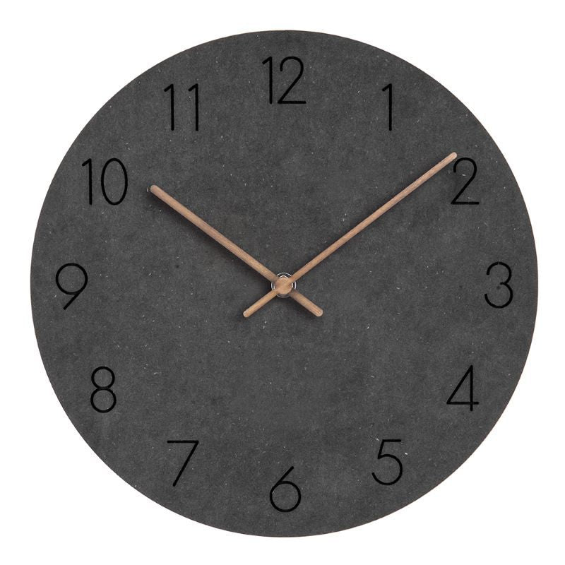 Wall Clock | Nordic Minimalist Design | Walnut Wood Hands